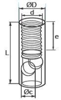 Zylindrische Hebeschlaufe - LSC